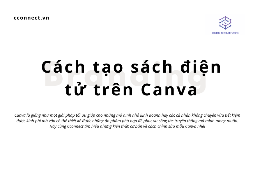 Cách tạo sách điện tử trên Canva