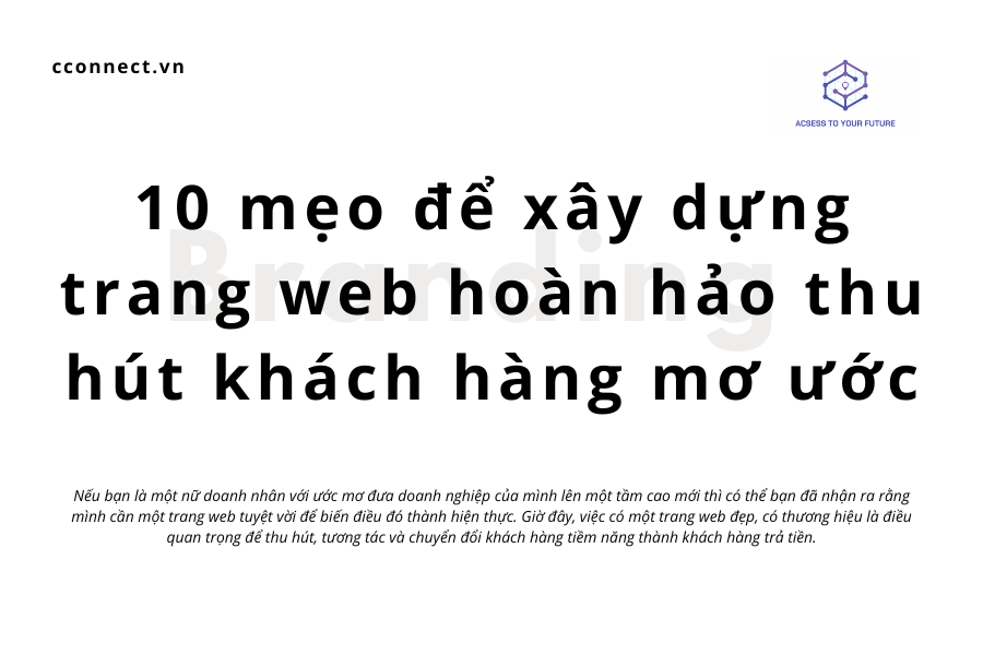 10 mẹo thiết kế Web thiên tài