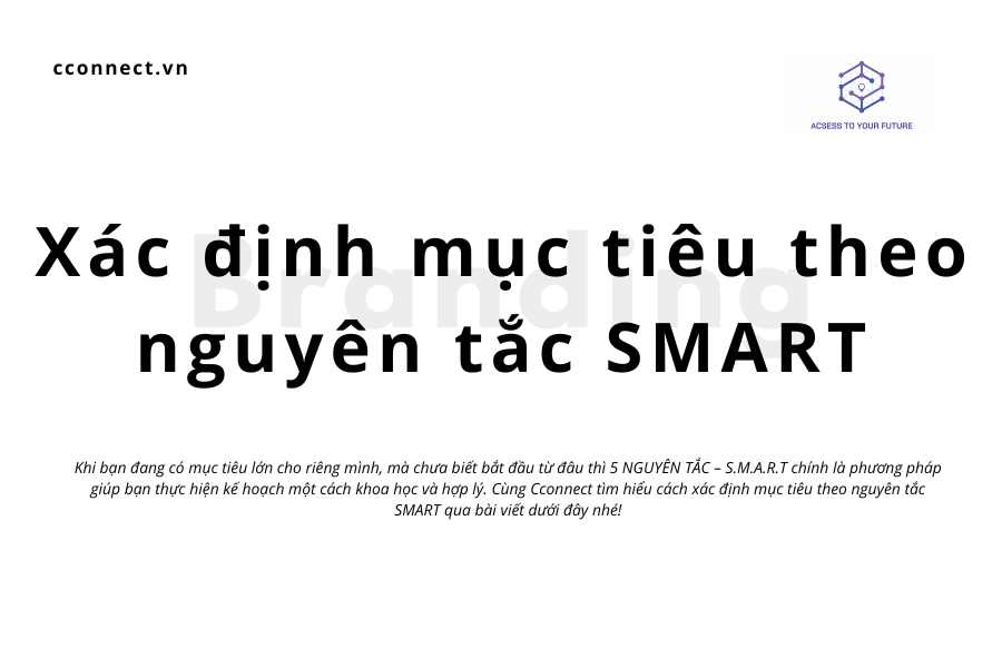 Xác định mục tiêu theo nguyên tắc SMART